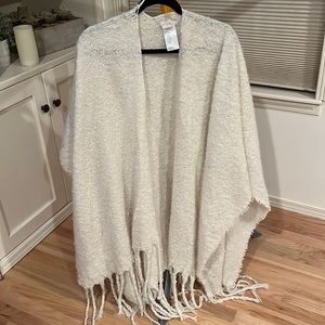 One size fits all free people shawl like sweater